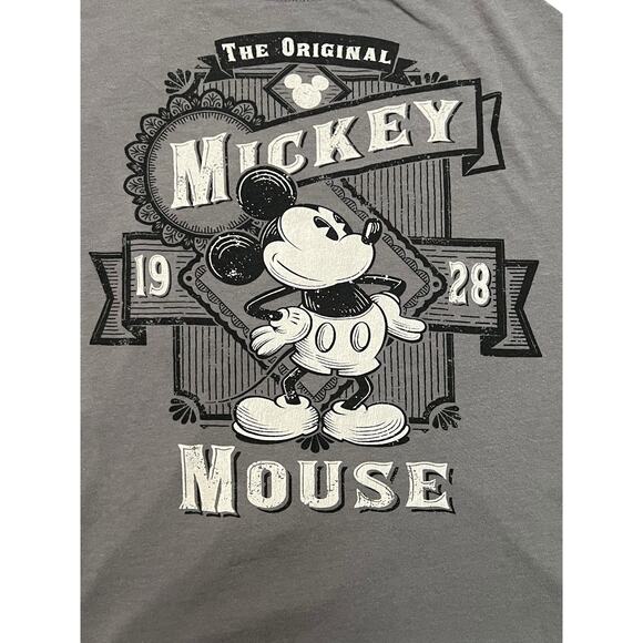 Disney Mickey Mouse 1928 Baseball Raglan Black and White Mickey Woman’s size 3 - Picture 3 of 8
